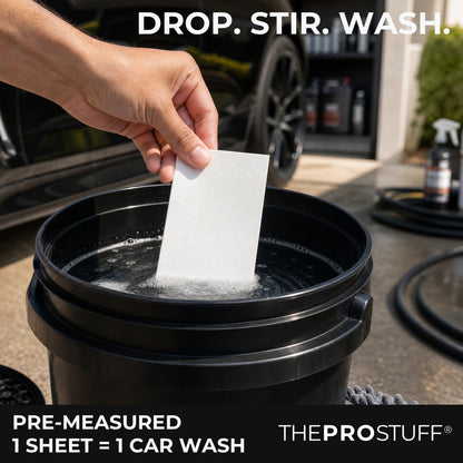 Car Wash Soap Sheets