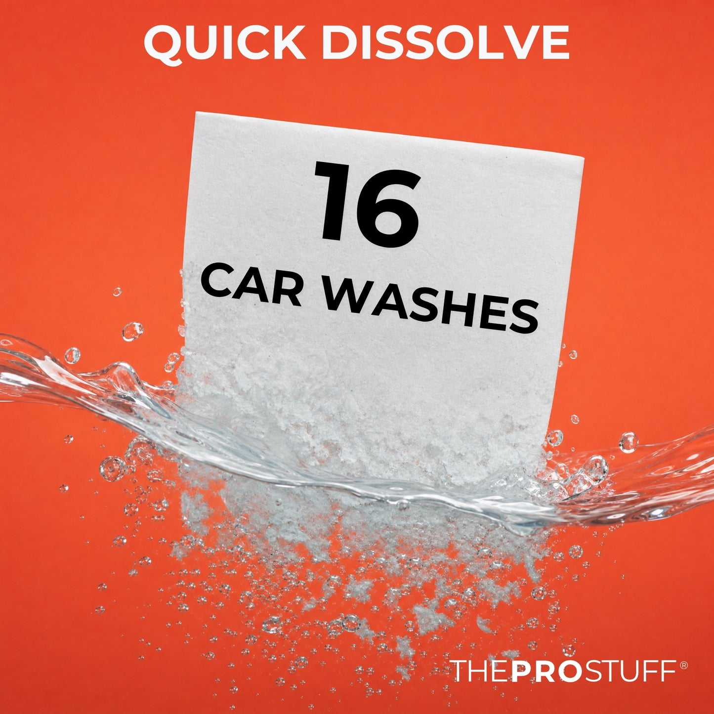 Car Wash Soap Sheets