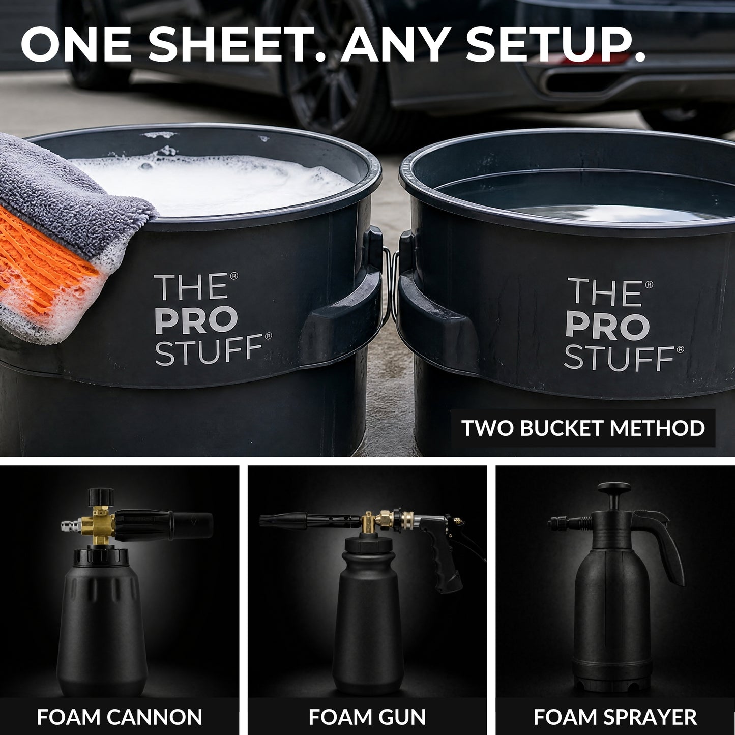 Car Wash Soap Sheets