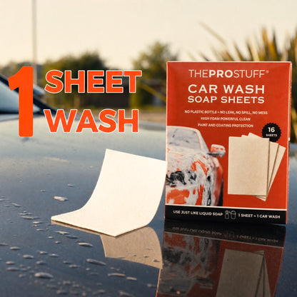 Car Wash Soap Sheets